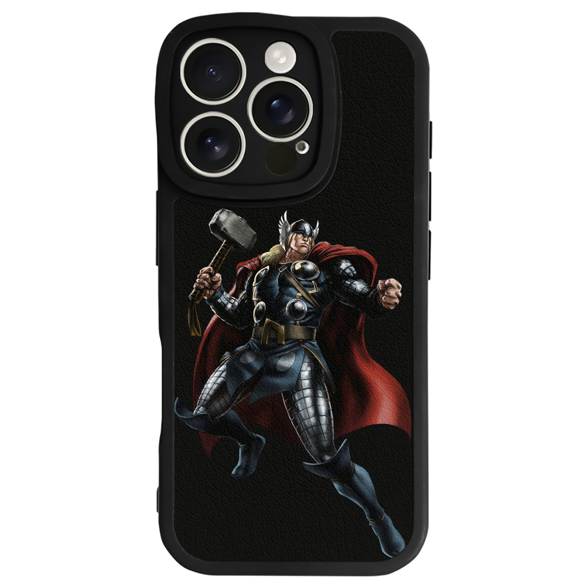 （画像用） アベンジャーズ The Avengers 【iPhone 16シリーズ対応】シリコンスマホケース（レザー調） 材質：シリコン